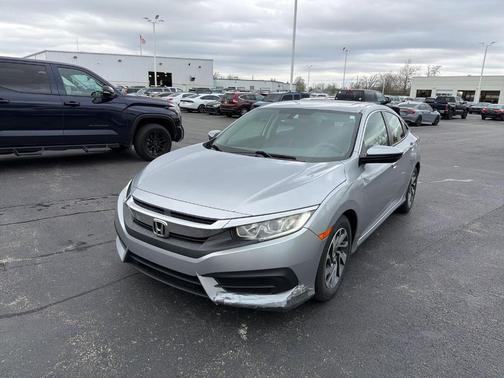Gray 2018 Honda Civic EX