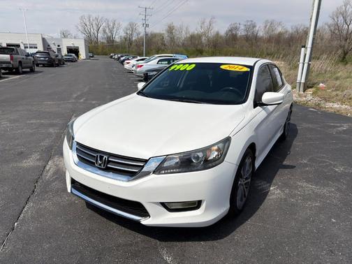 White 2014 Honda Accord Sport