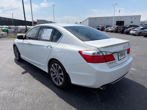 White 2014 Honda Accord Sport