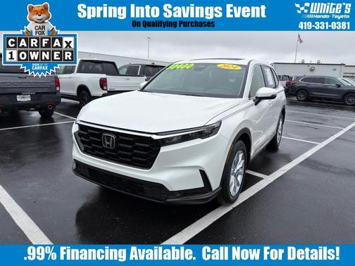 Platinum White Pearl 2024 Honda CR-V EX