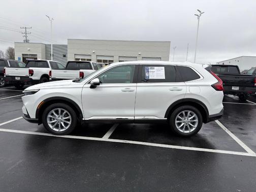 Platinum White Pearl 2024 Honda CR-V EX