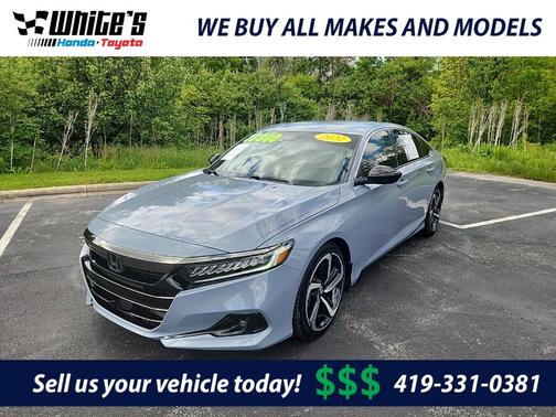 Silver 2022 Honda Accord Sport 1.5T
