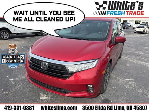 Red 2024 Honda Odyssey EX-L