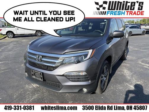 Gray 2017 Honda Pilot EX-L