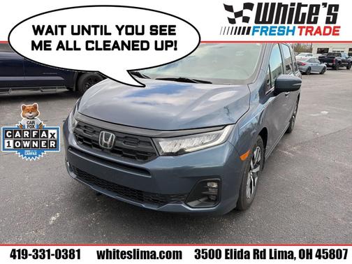 Blue 2025 Honda Odyssey EX-L