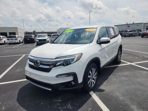 White 2021 Honda Pilot EX