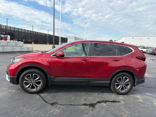 Red 2021 Honda CR-V EX-L