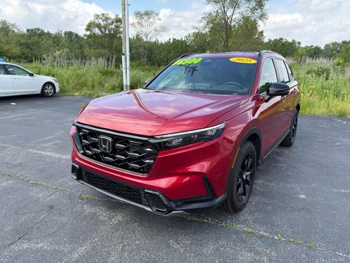Radiant Red Metallic 2025 Honda CR-V Hybrid Sport-L