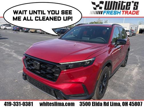Radiant Red Metallic 2025 Honda CR-V Hybrid Sport-L