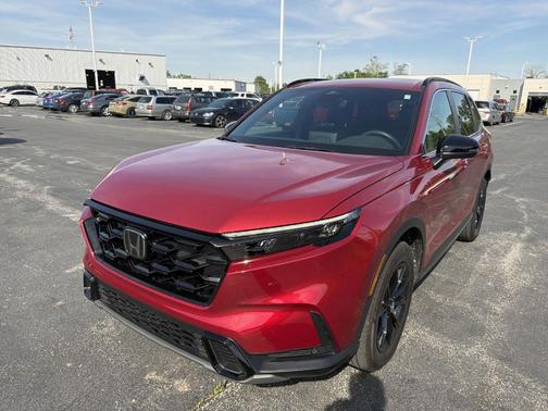 Radiant Red Metallic 2025 Honda CR-V Hybrid Sport-L