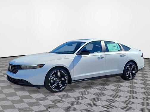 Platinum White Pearl 2026 Honda Accord Hybrid Sport