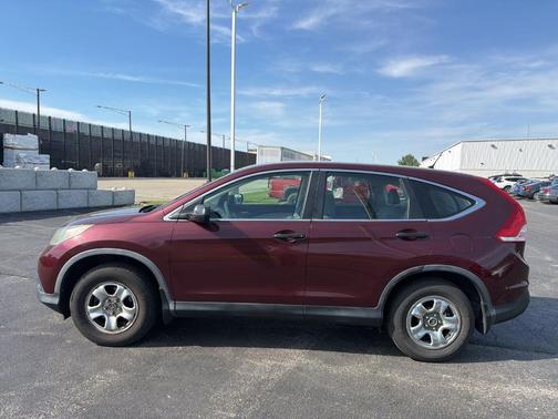 Burgundy 2014 Honda CR-V LX