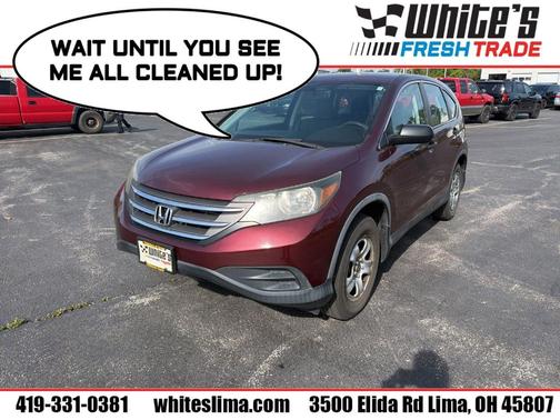 Burgundy 2014 Honda CR-V LX