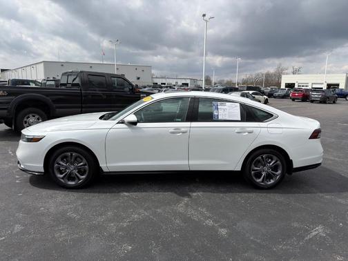 Platinum White Pearl 2025 Honda Accord Hybrid EX-L