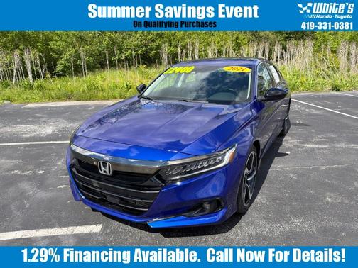 Still Night Pearl 2021 Honda Accord Sport SE
