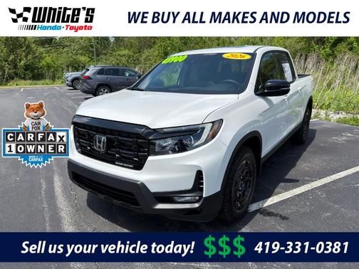 Platinum White Pearl 2026 Honda Ridgeline Black Edition