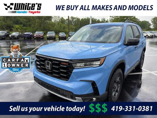 Blue 2025 Honda Pilot TrailSport