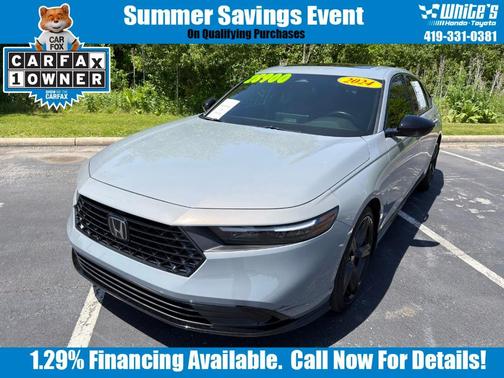 Urban Gray Pearl 2024 Honda Accord Hybrid Sport-L