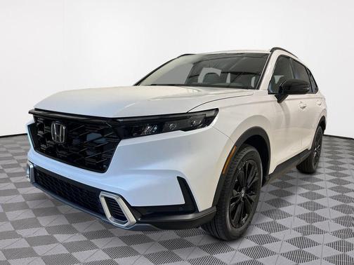 Platinum White Pearl 2026 Honda CR-V Hybrid Sport Touring