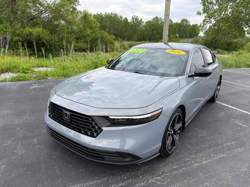 Gray 2024 Honda Accord Hybrid Sport