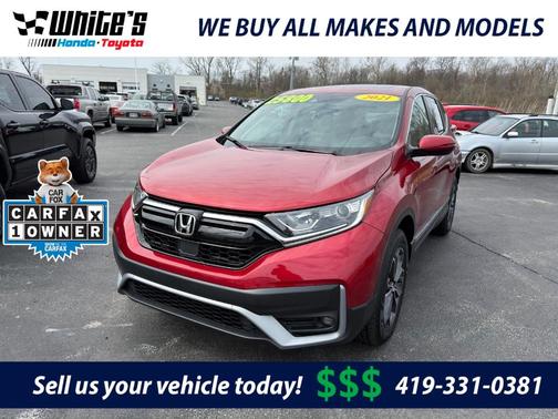 Radiant Red Metallic 2021 Honda CR-V EX-L