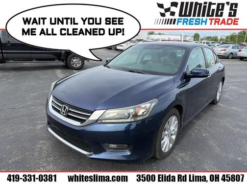 Blue 2014 Honda Accord EX