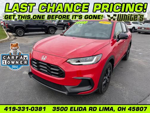 Milano Red 2023 Honda HR-V Sport