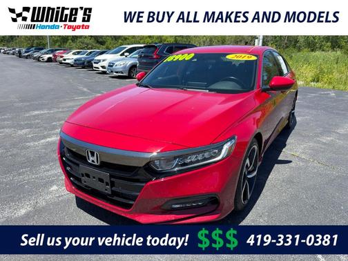 San Marino Red 2019 Honda Accord Sport