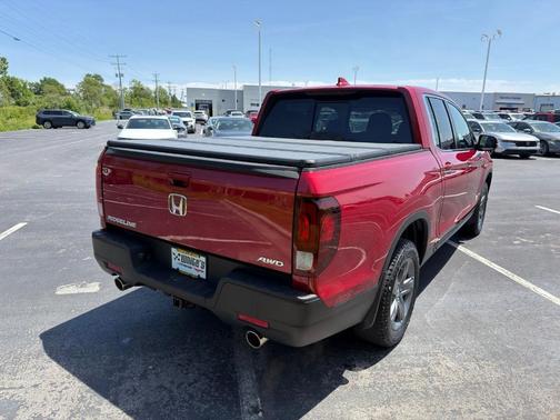Red 2022 Honda Ridgeline RTL