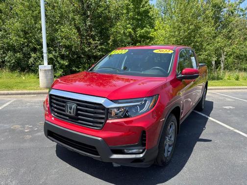 Red 2022 Honda Ridgeline RTL
