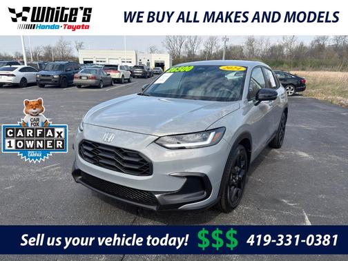 Urban Gray Pearl 2024 Honda HR-V Sport