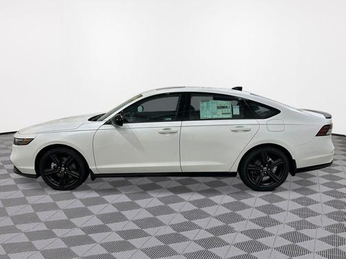 Platinum White Pearl 2026 Honda Accord Hybrid Sport-L