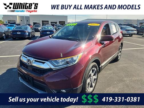 Maroon 2017 Honda CR-V EX