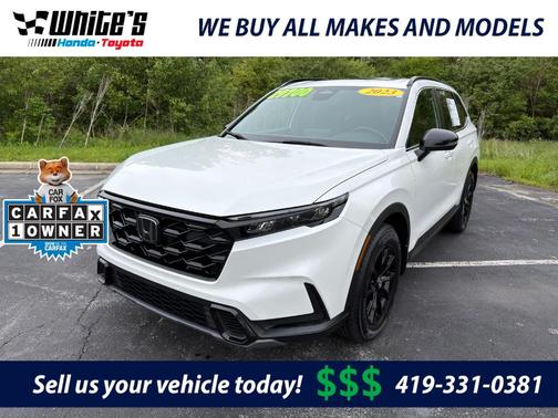 Platinum White Pearl 2023 Honda CR-V Hybrid Sport
