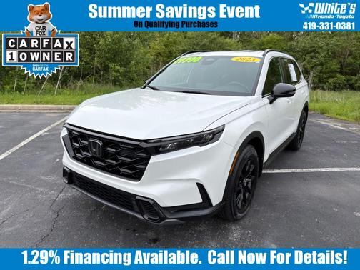 Platinum White Pearl 2023 Honda CR-V Hybrid Sport