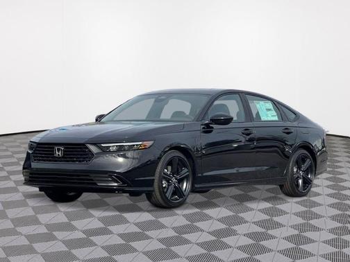 Black 2026 Honda Accord Hybrid Sport-L