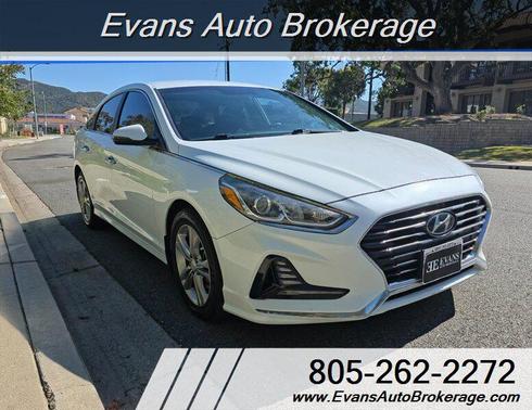 Quartz White Pearl 2018 Hyundai SONATA SEL