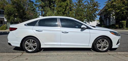 Quartz White Pearl 2018 Hyundai SONATA SEL