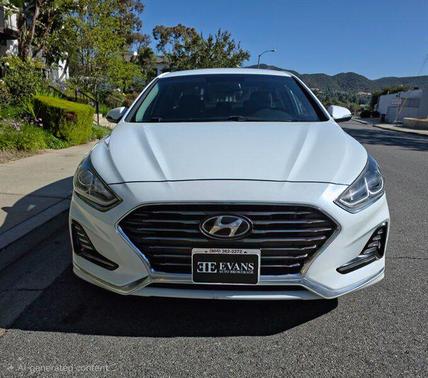 Quartz White Pearl 2018 Hyundai SONATA SEL
