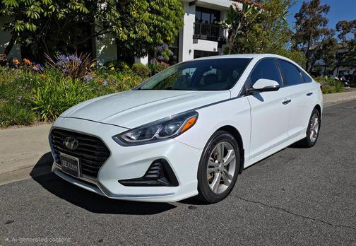 Quartz White Pearl 2018 Hyundai SONATA SEL