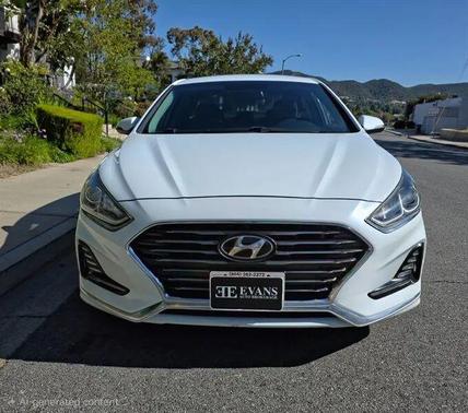 Quartz White Pearl 2018 Hyundai SONATA SEL