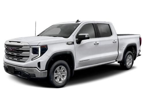 White 2025 GMC Sierra 1500 SLT