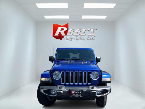Ocean Blue Metallic Clearcoat 2018 Jeep Wrangler Unlimited Sahara