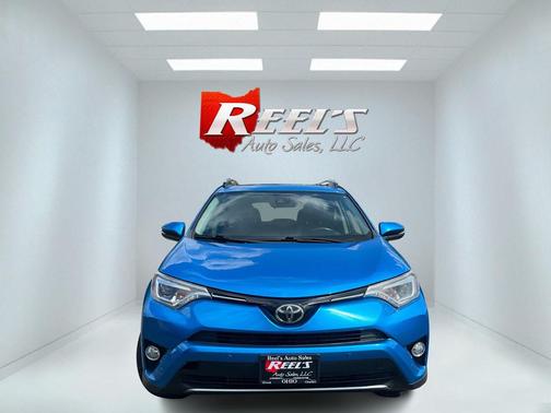 Blue 2017 Toyota RAV4 Limited