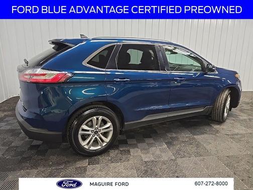 Green Metallic 2020 Ford Edge SEL