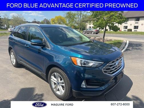 Green Metallic 2020 Ford Edge SEL