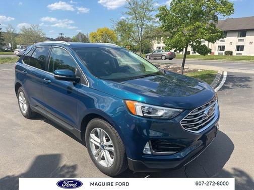 Green Metallic 2020 Ford Edge SEL