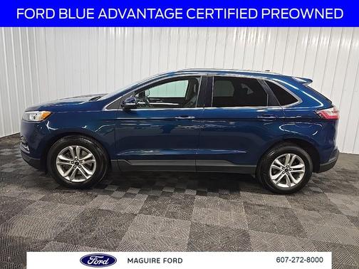 Green Metallic 2020 Ford Edge SEL