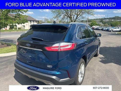 Green Metallic 2020 Ford Edge SEL