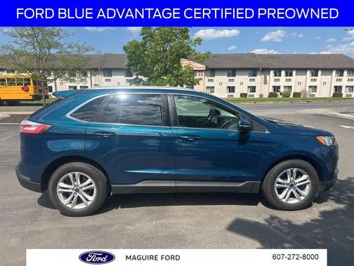 Green Metallic 2020 Ford Edge SEL